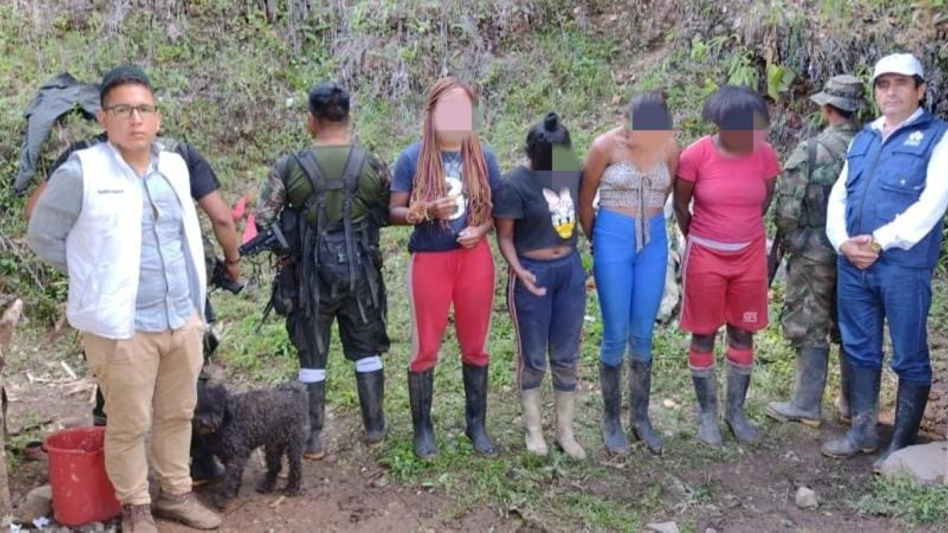Cuatro mujeres fueron liberadas en Cauca