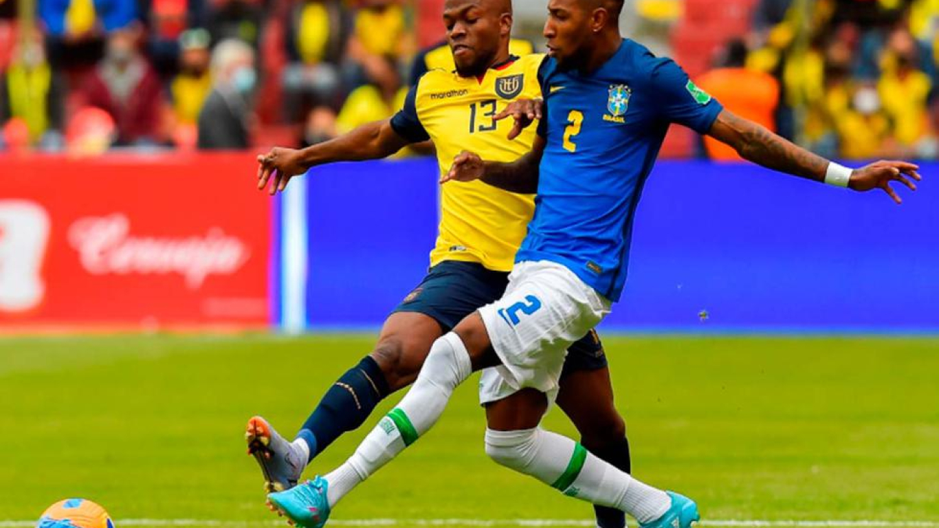 Ecuador empató 1-1 con Brasil y quedó cerca de la clasificación directa