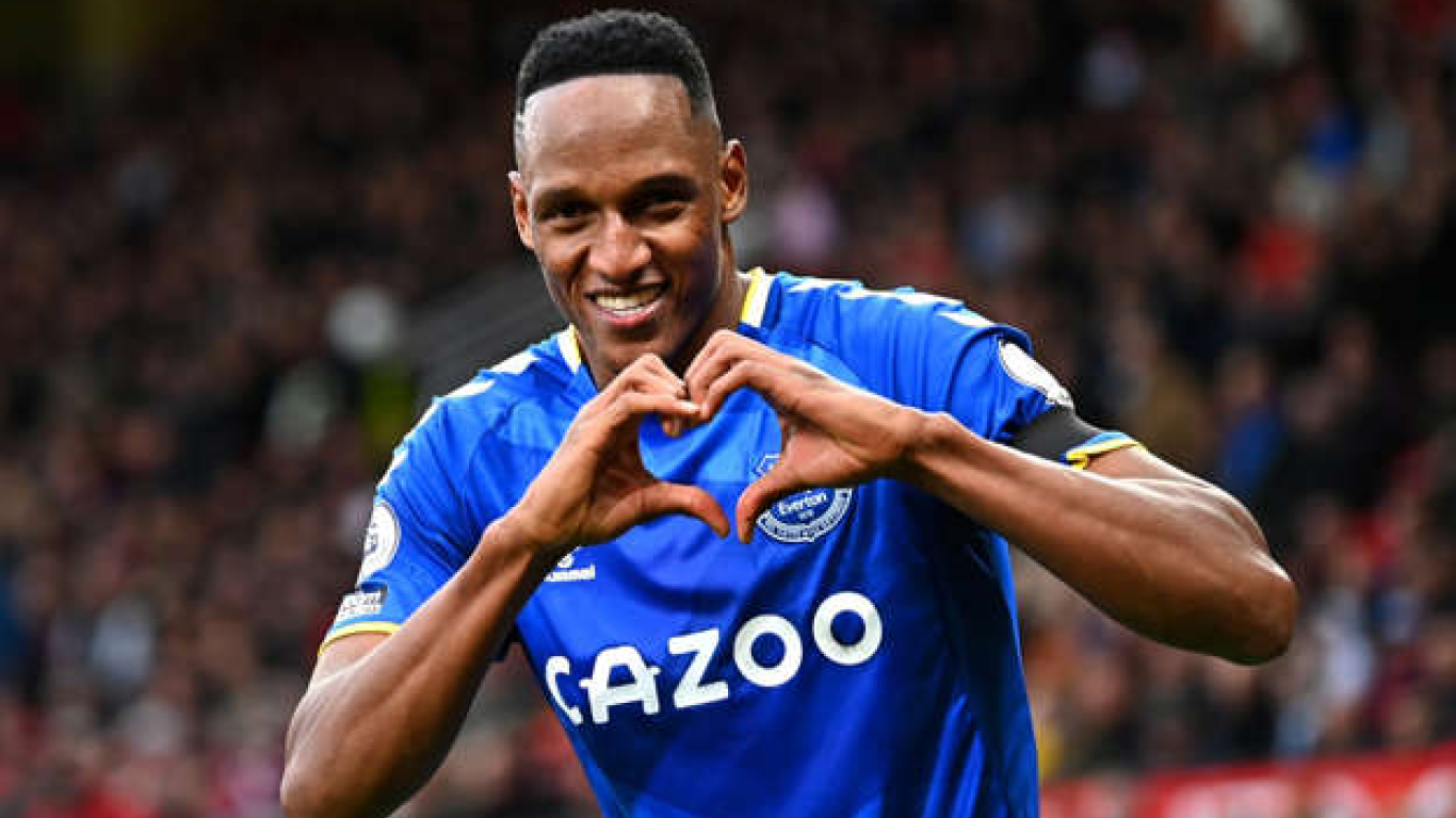 Yerry Mina vuelve a los entrenamientos con el Everton