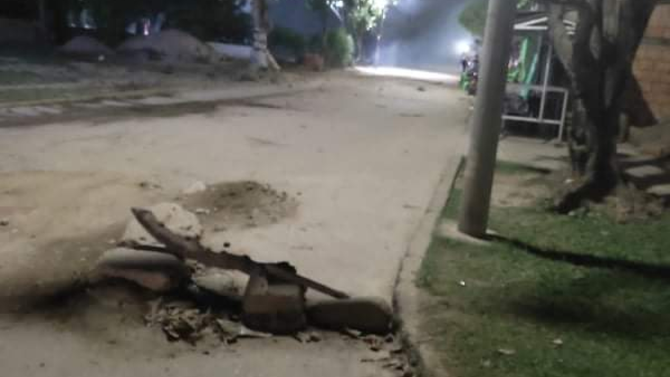 Ataque con explosivo contra estación de policía de Tibú, Norte de Santander