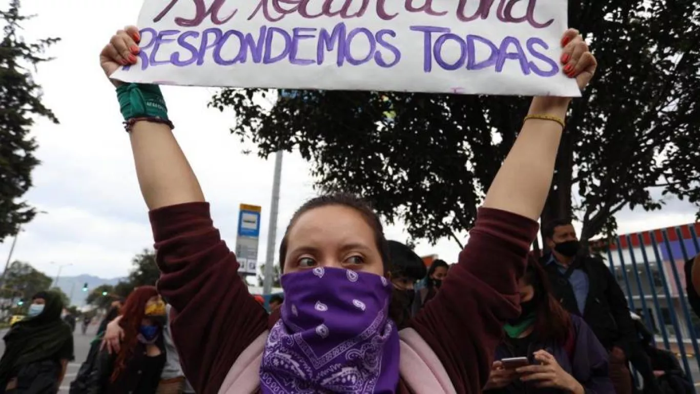 No se presentaron capturas en marchas por el Día de la Mujer en Bogotá