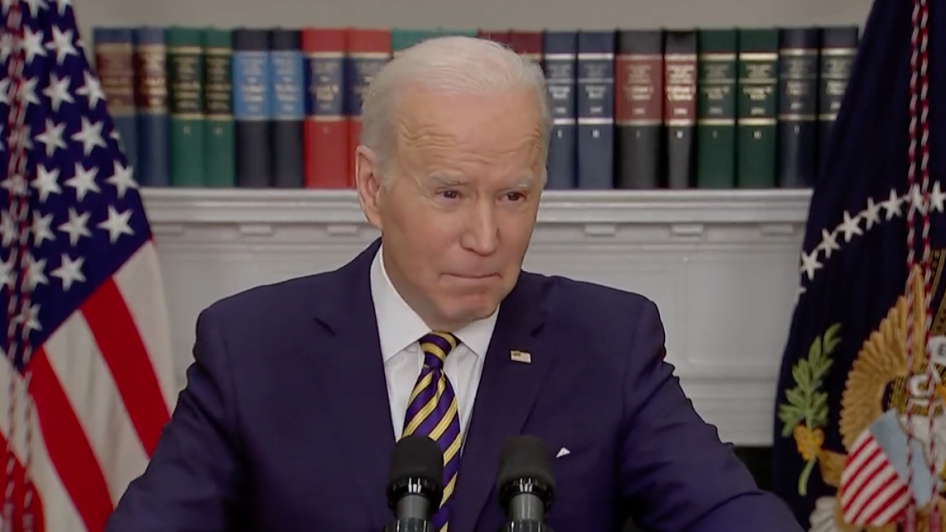 Joe Biden prohibió las importaciones de engería y petróleo ruso a Estados Unidos