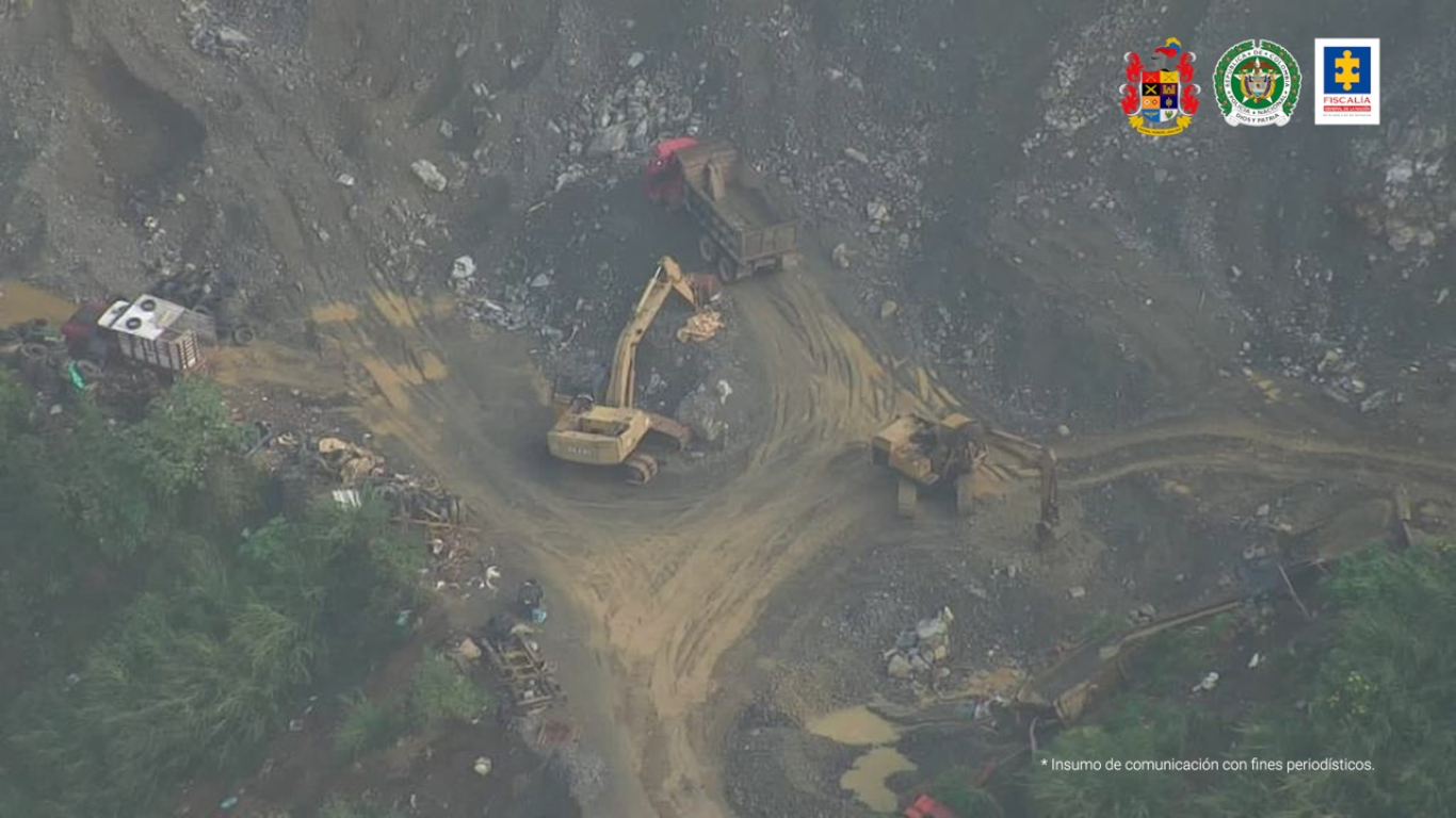 Múltiples capturas por extracción ilegal de minerales en Antioquia y Amazonas