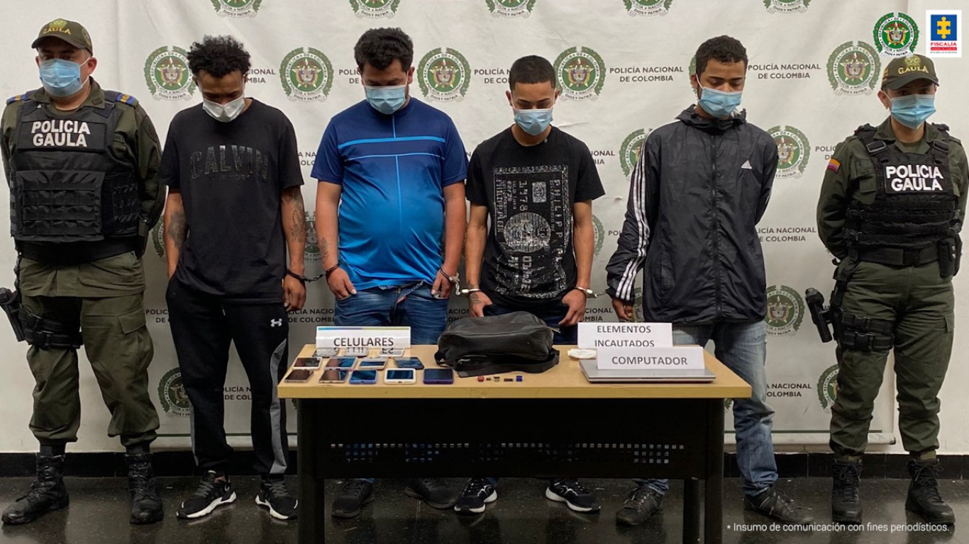 Aseguran presuntos responsables por cinco secuestros en Medellín