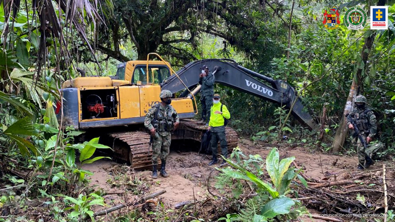 Un alcalde de Chocó entre los seis capturados por minería ilegal