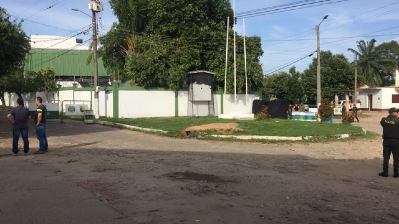 Un uniformado herido en ataque a estación de Policía de Tibú, Norte de Santander