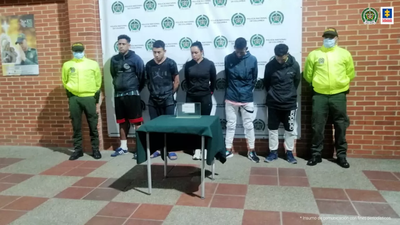 Duro golpe contra bandas delincuenciales en Bogotá