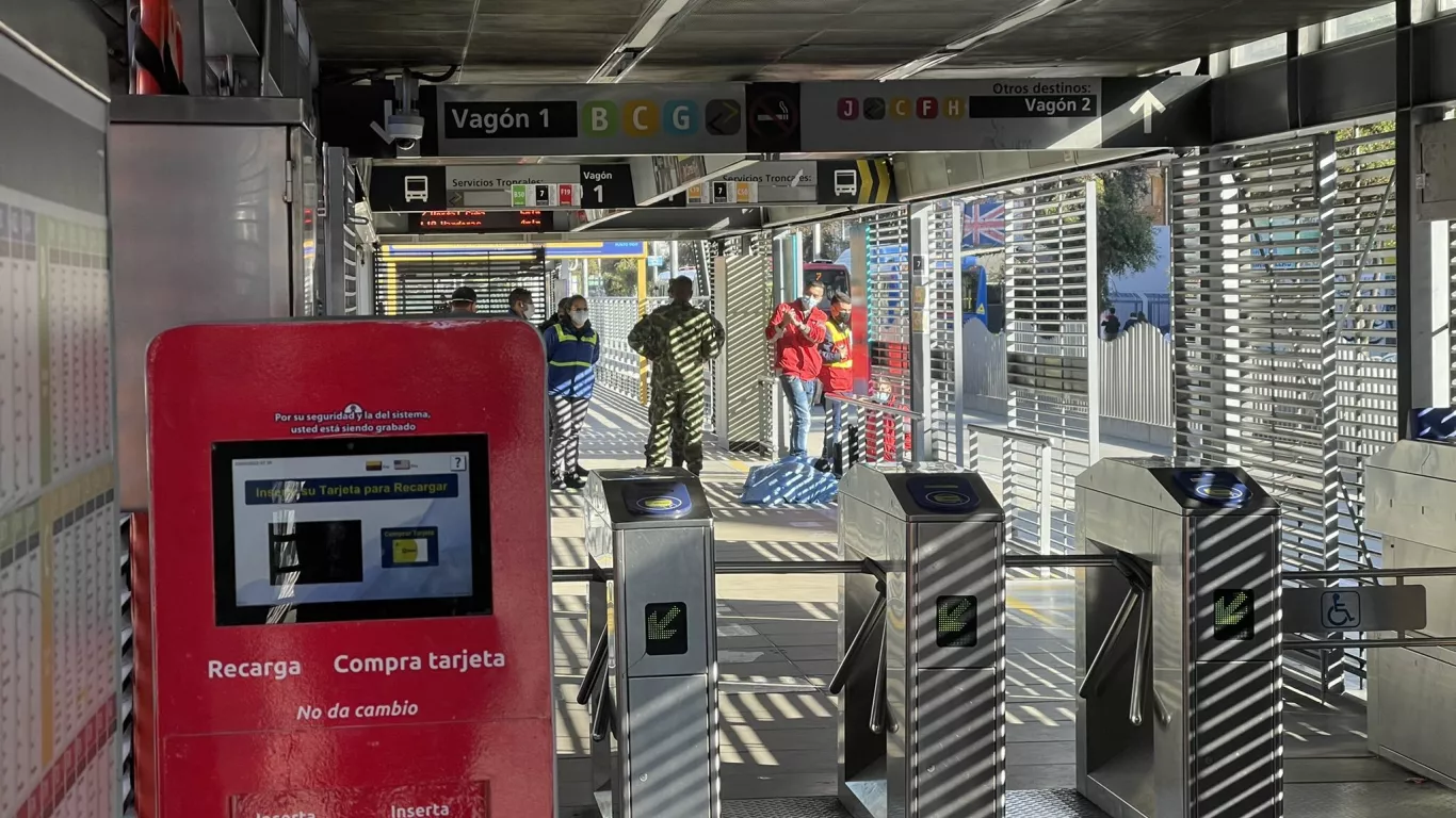 Falleció un usuario de Transmilenio en la estación Transversal 91