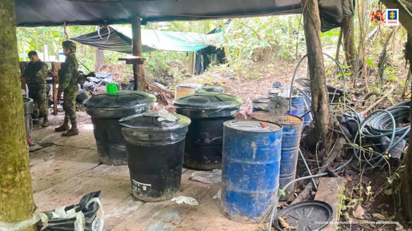 Descubren complejo narcotraficante en Cundinamarca