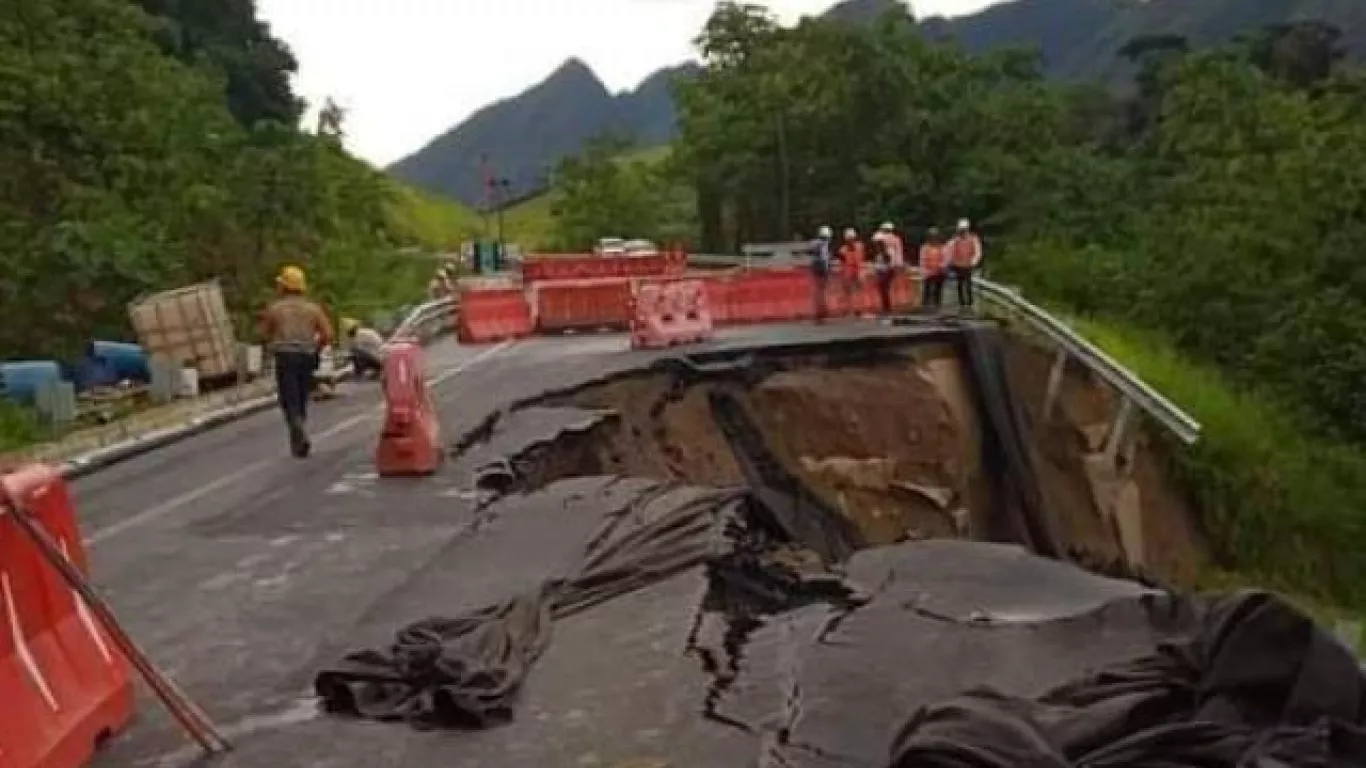 Colapso ruta del cacao