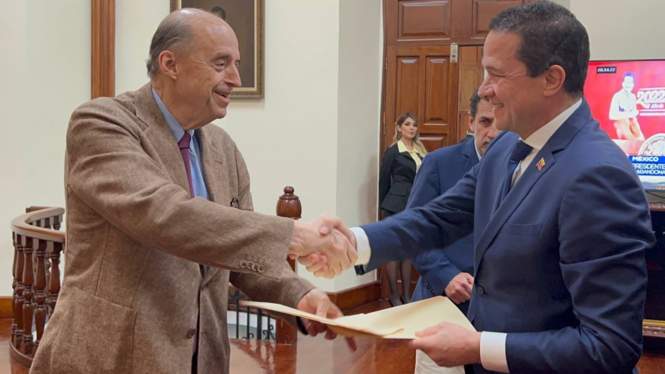 Ministro venezolano y colombiano designado reafirman lazos de amistad y cooperación