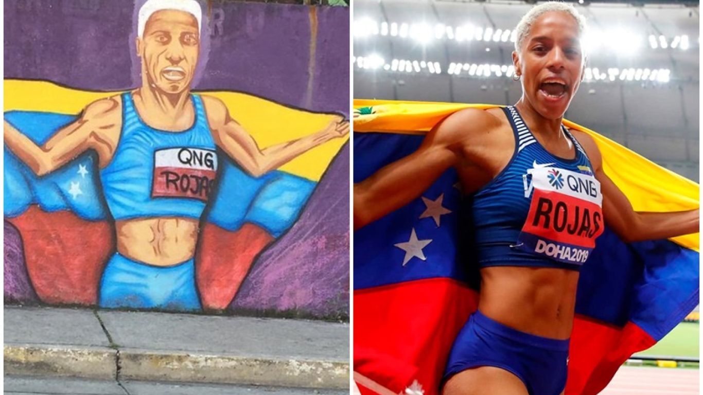 Campeona olímpica se negó a competir por un mural en su honor