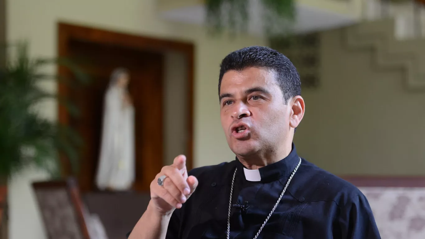 Obispo nicaragüense Rolando Álvarez