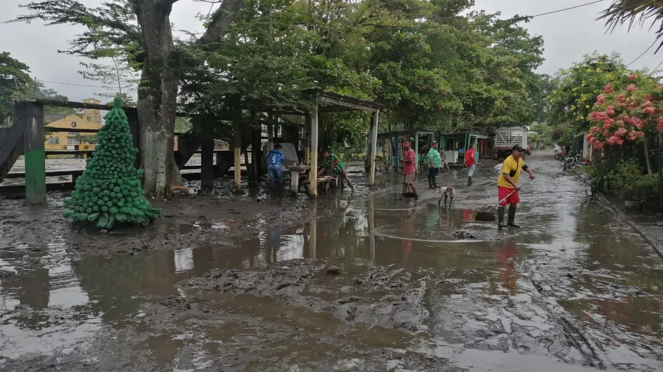 Emergencia en zona rural de Boyacá por desbordamiento de un río