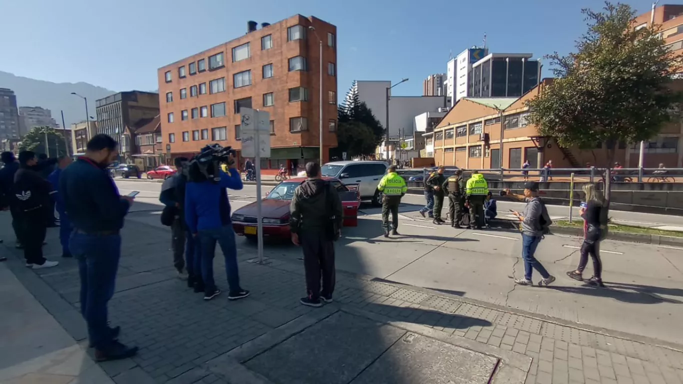 Balacera cerca del Concejo de Bogotá