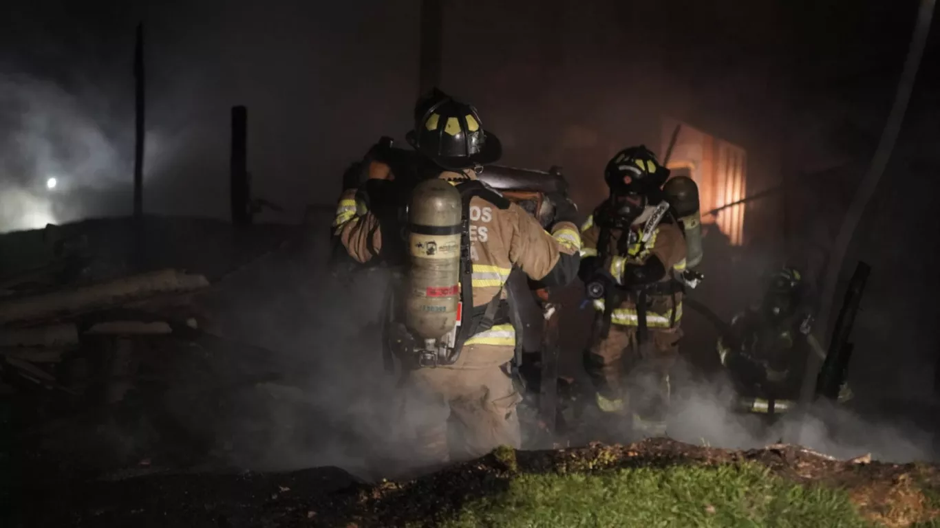 Incendio en el sur de Bogotá