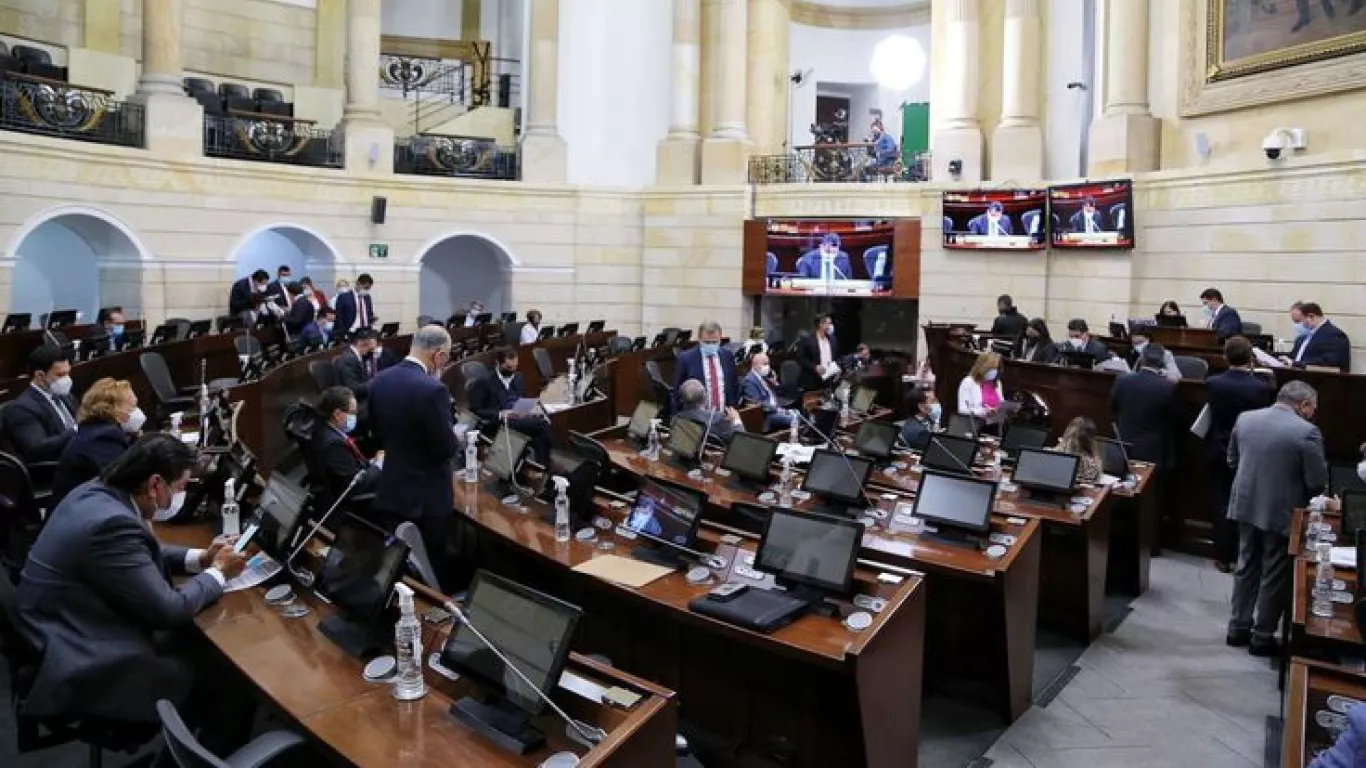 plenaria del nuevo Congreso en sesión