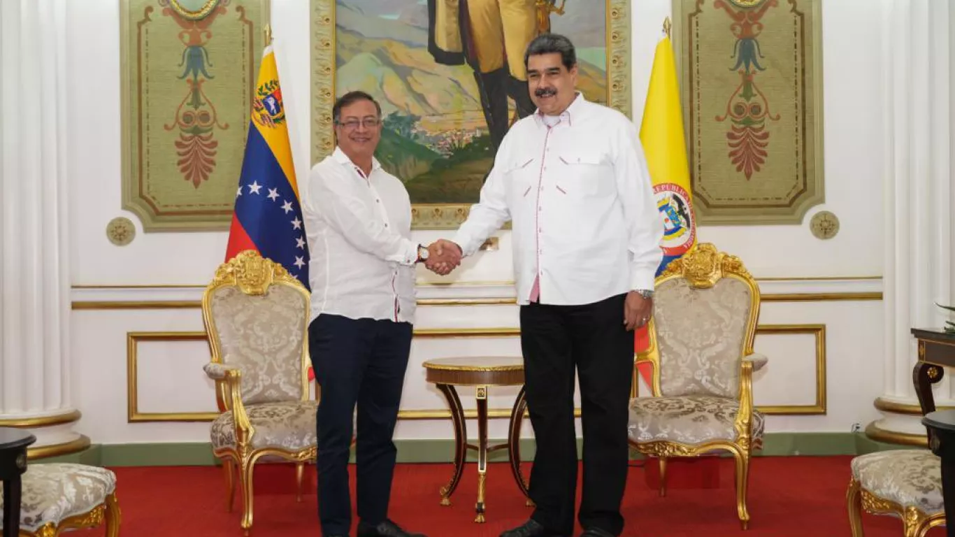 Petro y Maduro en Venezuela