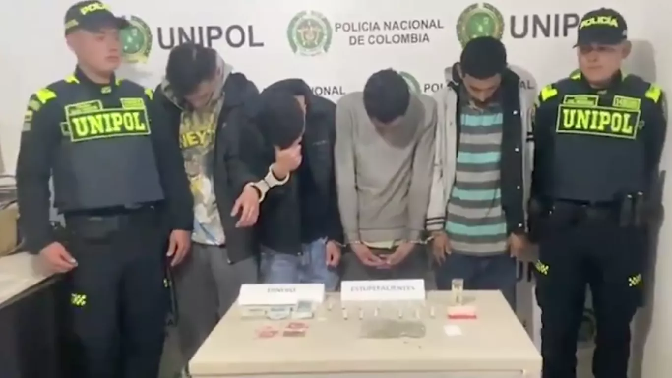 Autoridades desarticulan banda delictiva dedicada a la venta de drogas alucinógenas 