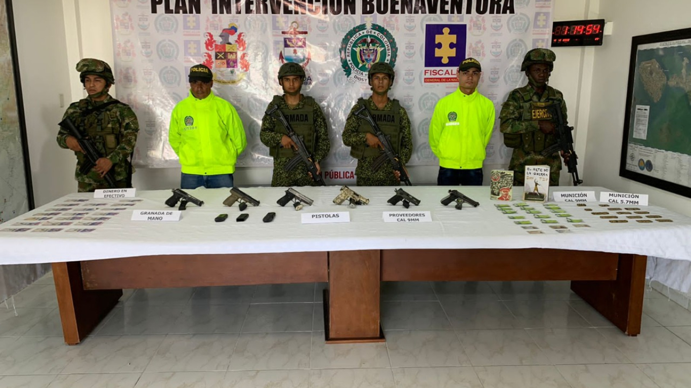 Capturan ocho integrantes de las disidencias en zona rural de Buenaventura