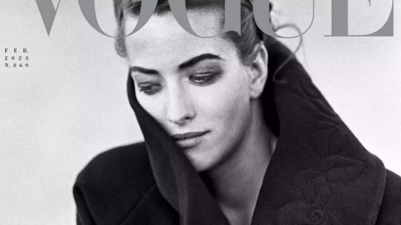 portada de vogue italia Tatjana Patitz