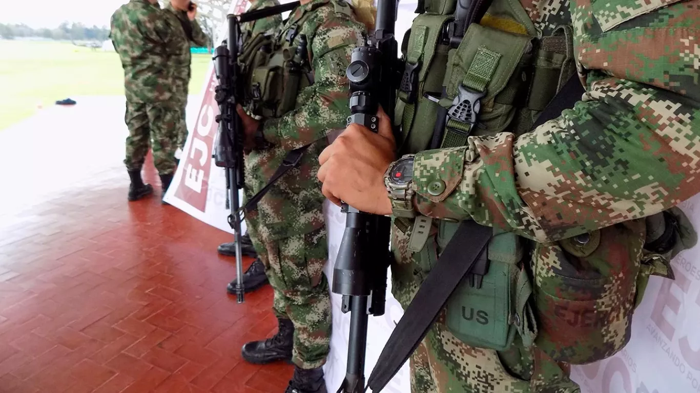 Militares colombianos