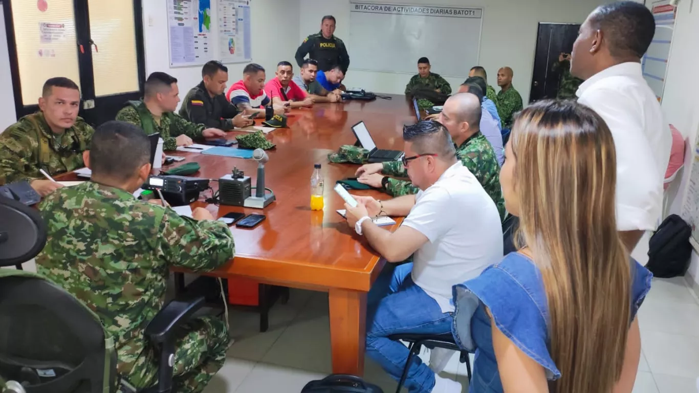 Cartagena del Chairá Fuerzas Militares Consejo de seguridad Población civil Grupos armados organizados Restablecimiento de actividades