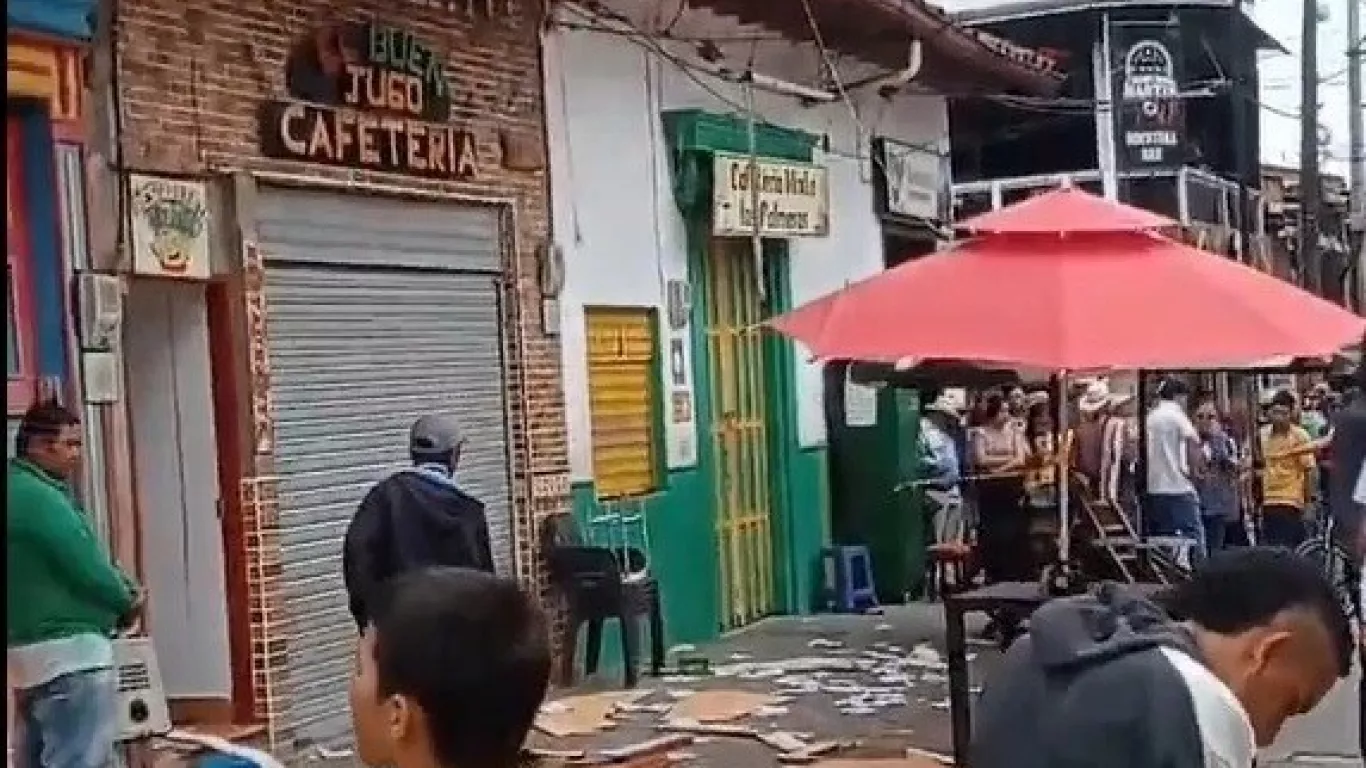  explosión en restaurante de Urrao 