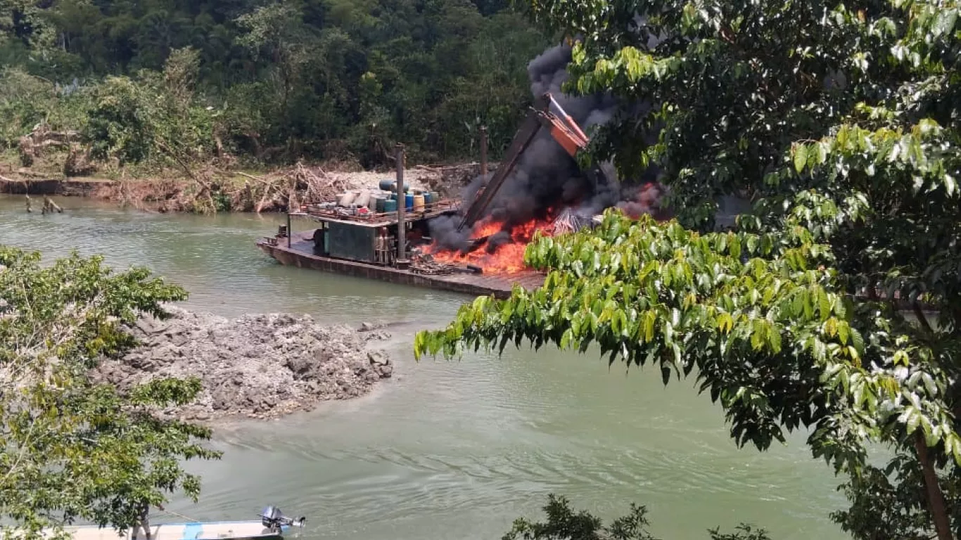 Minería ilegal Cauca 