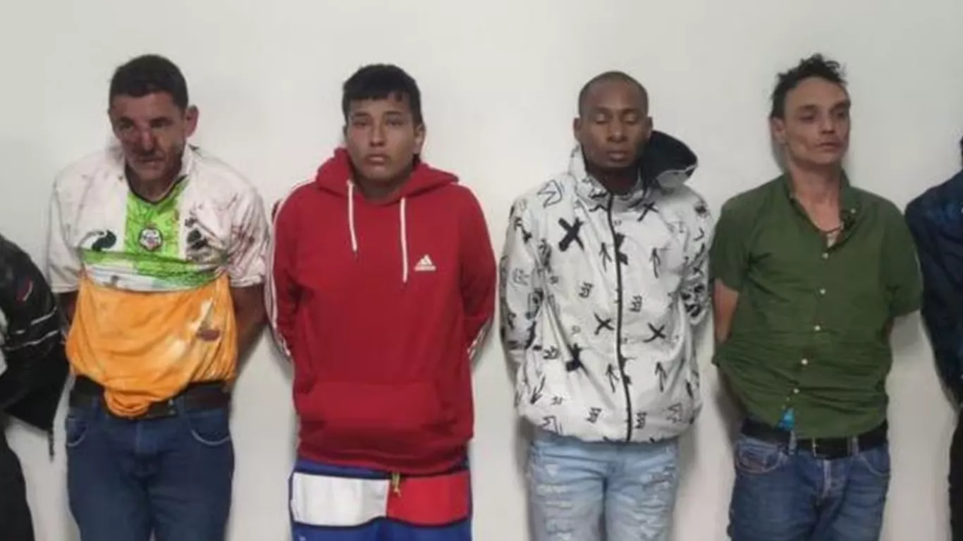 Colombianos capturados