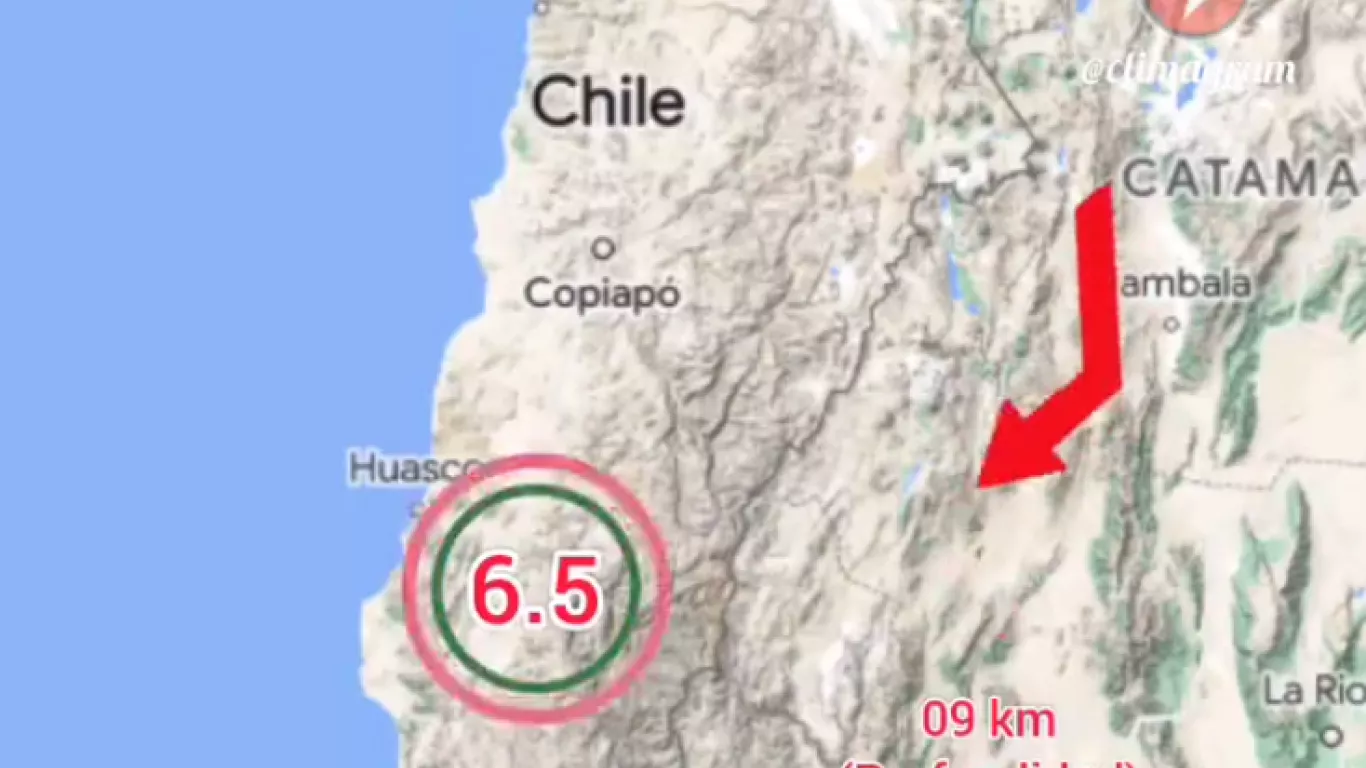 SISMO CHILE 31 DE OCTUBRE