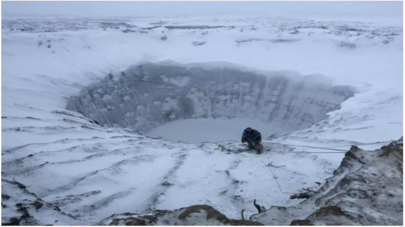 virus bajo hielo