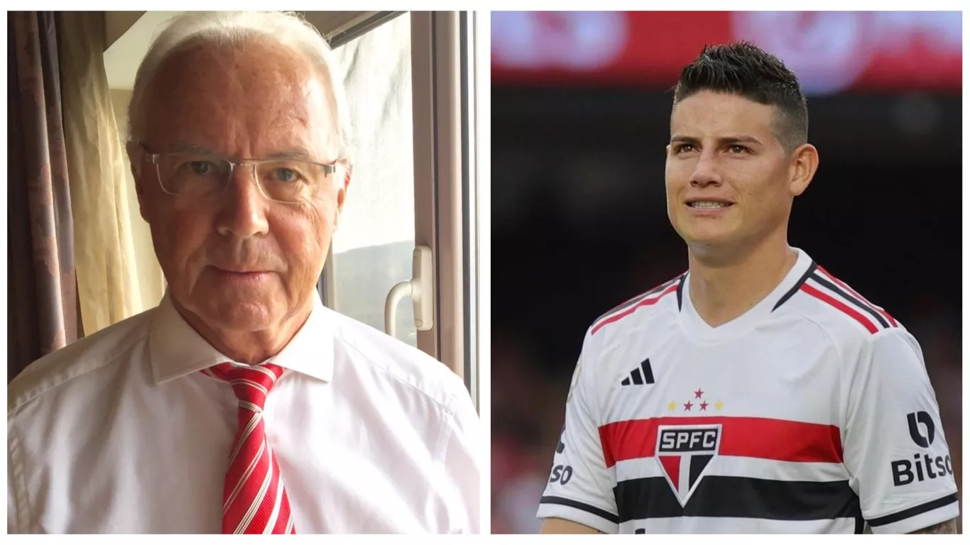 Beckenbauer y James Rodríguez