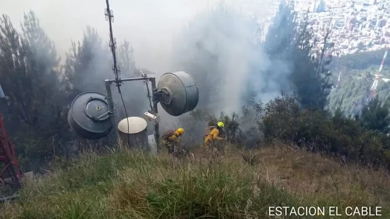 incendio estación el cable