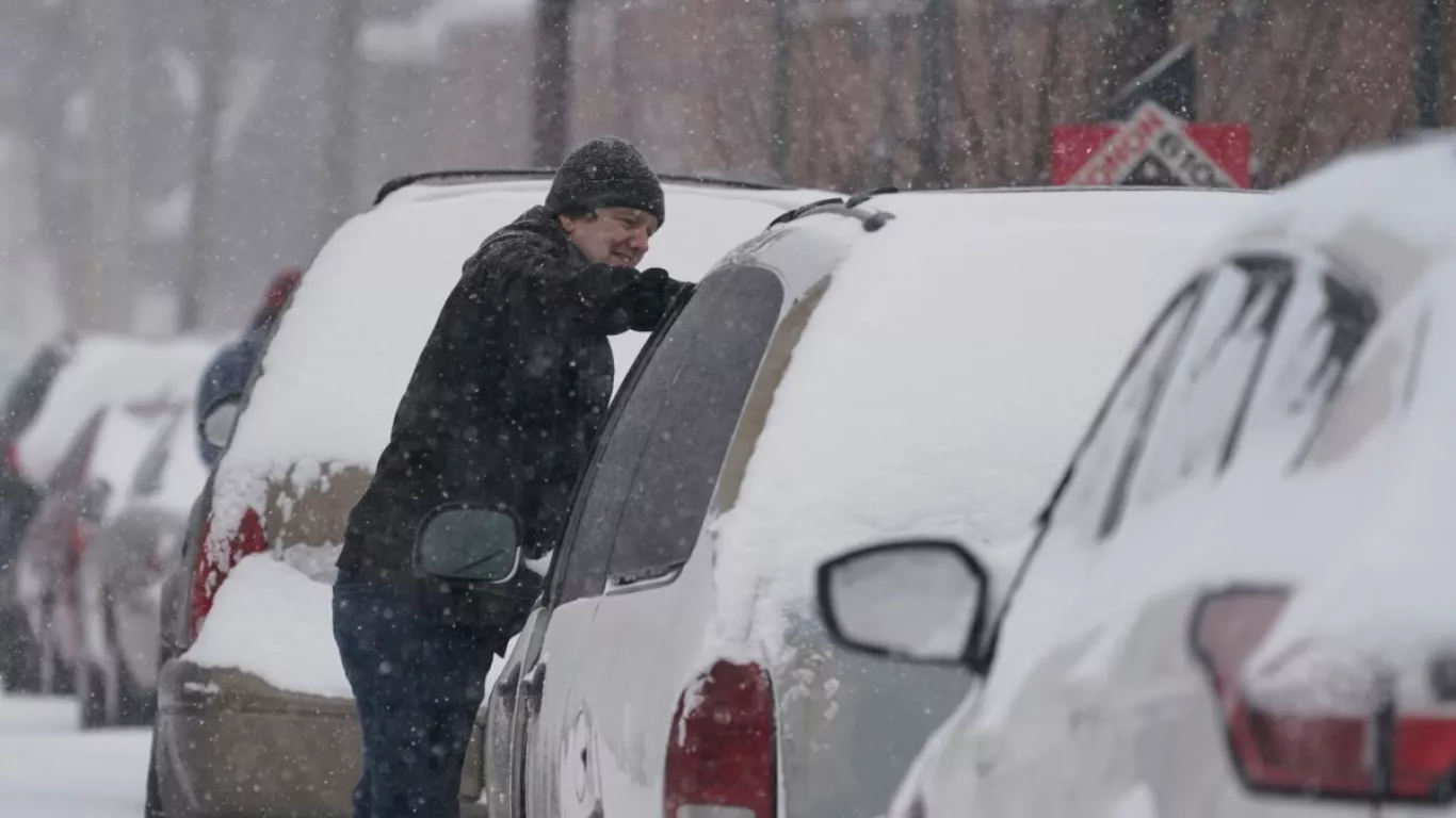 tormenta de nieve