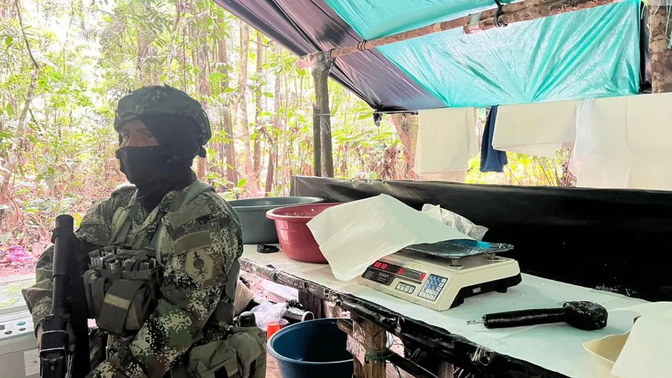 Militar megalaboratorio Putumayo