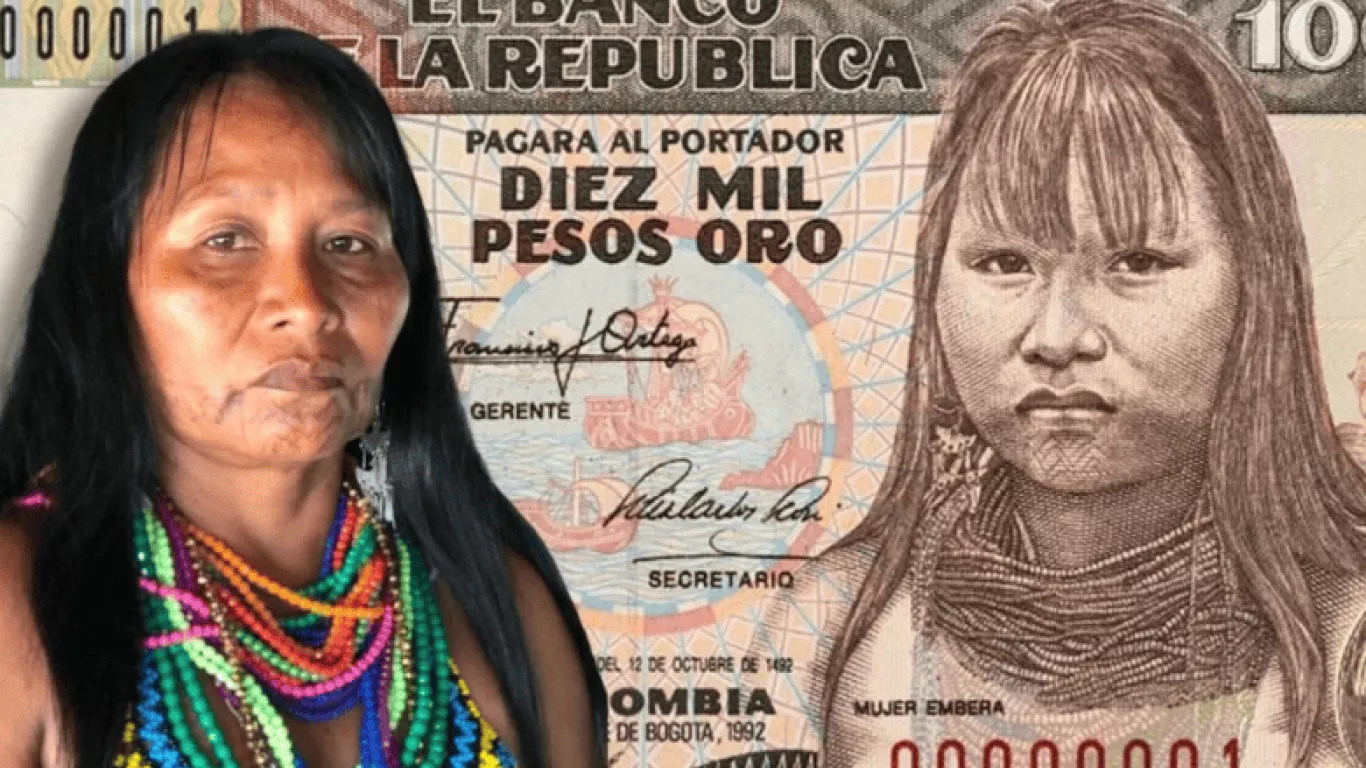 indigena billete 10 mil
