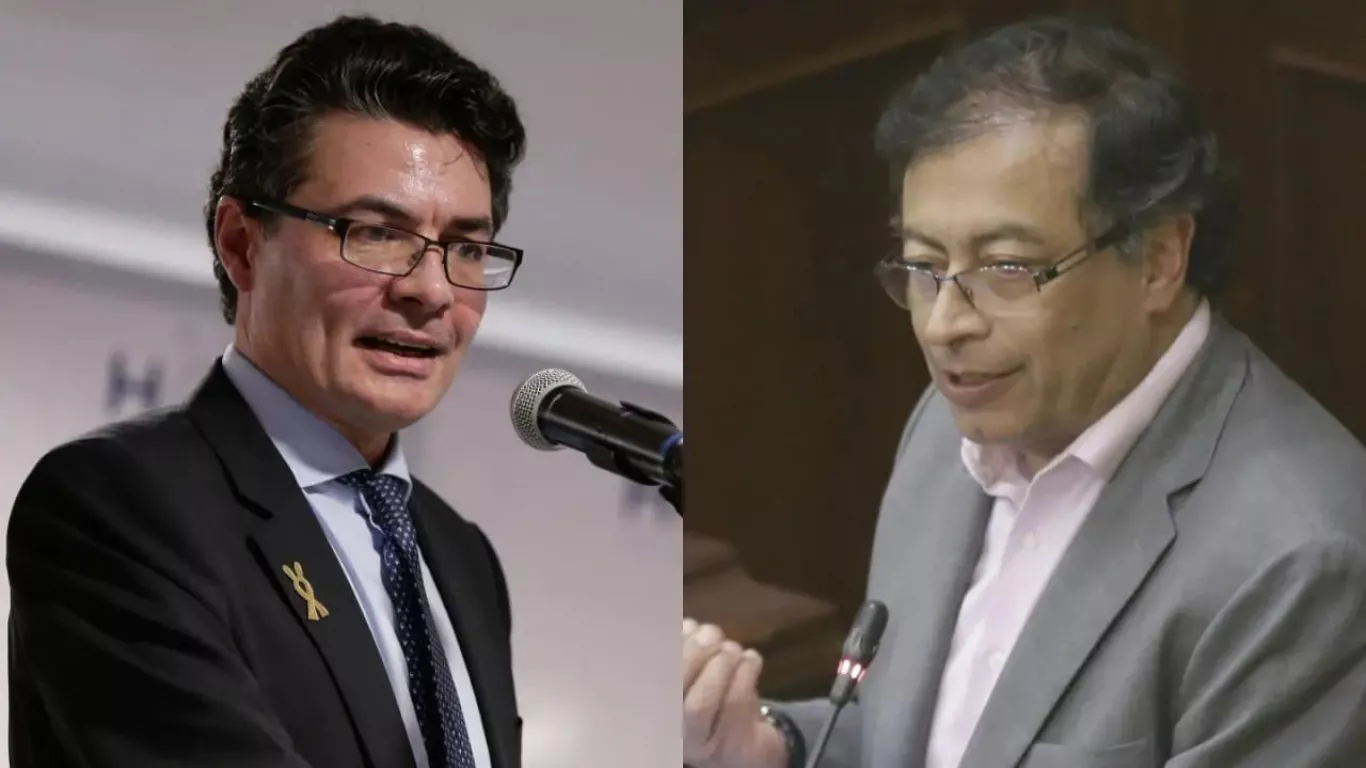 Alejandro Gaviria y Gustavo Petro