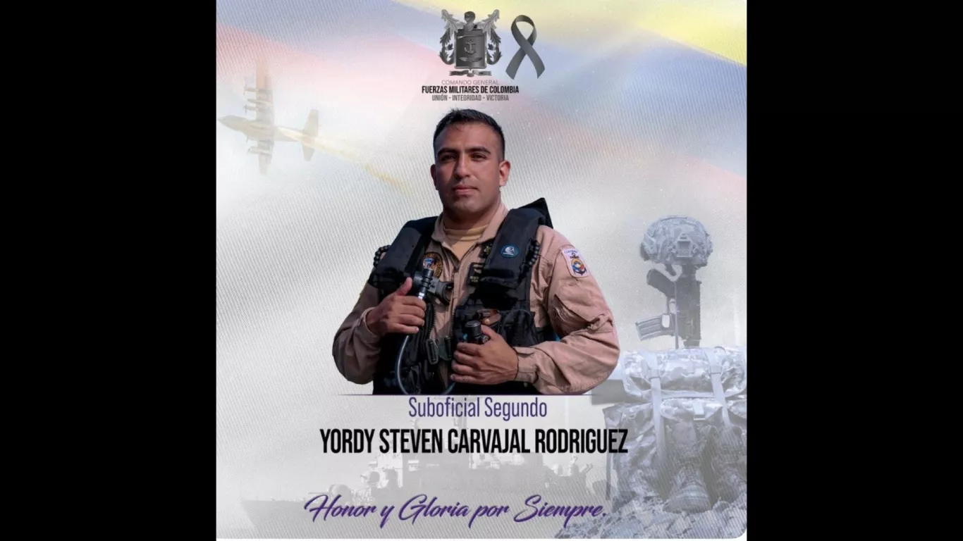 Suboficial segundo Yordy Carvajal