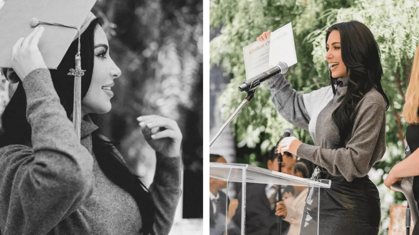 kim kardashian grado derecho