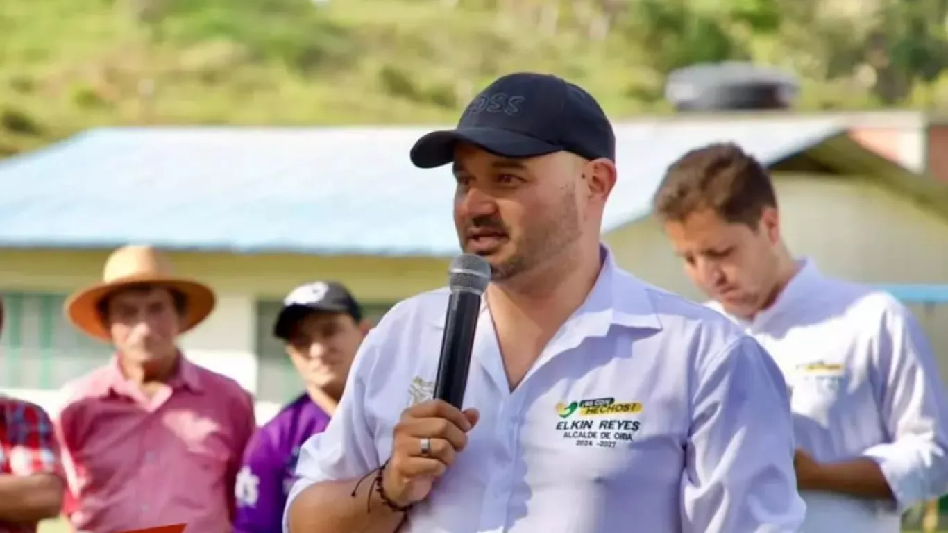 Elkin Reyes, alcalde de Oiba