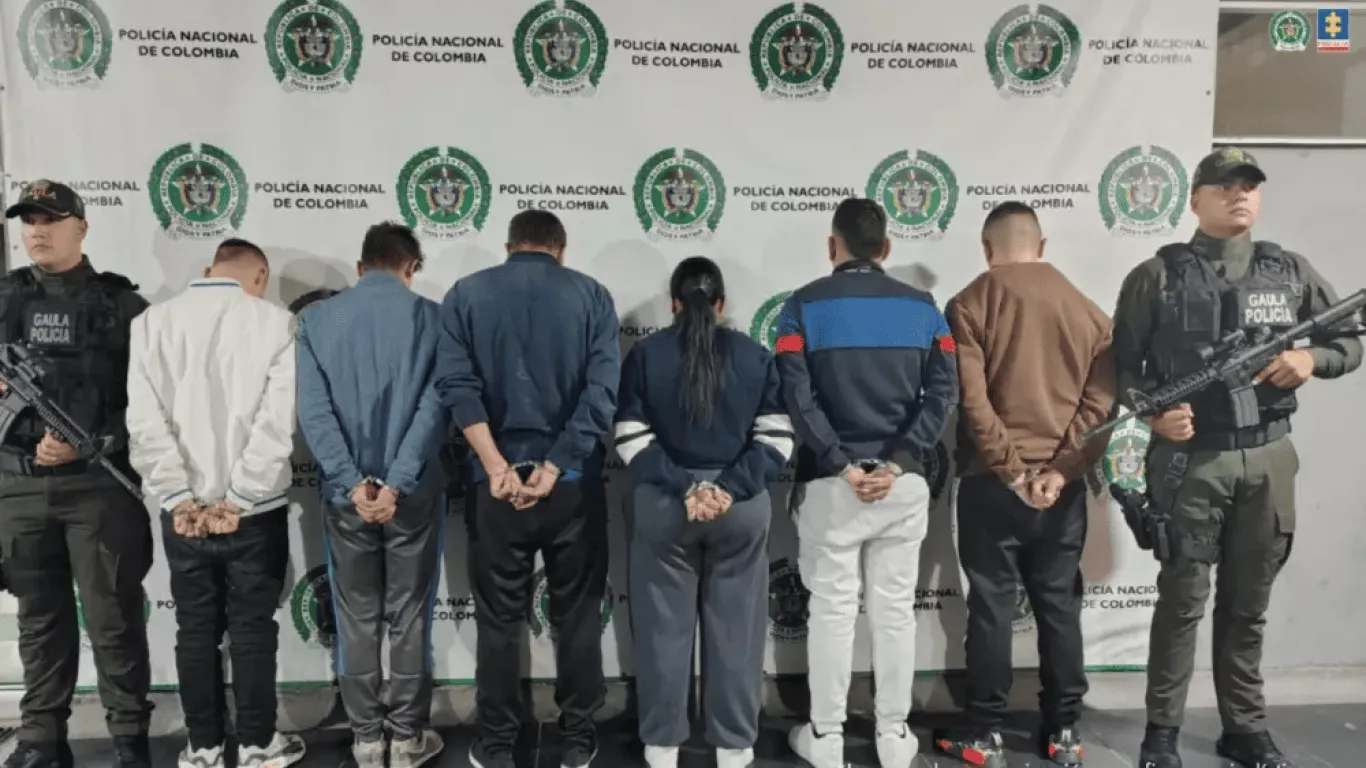 Capturados en Bogotá 11 May 25