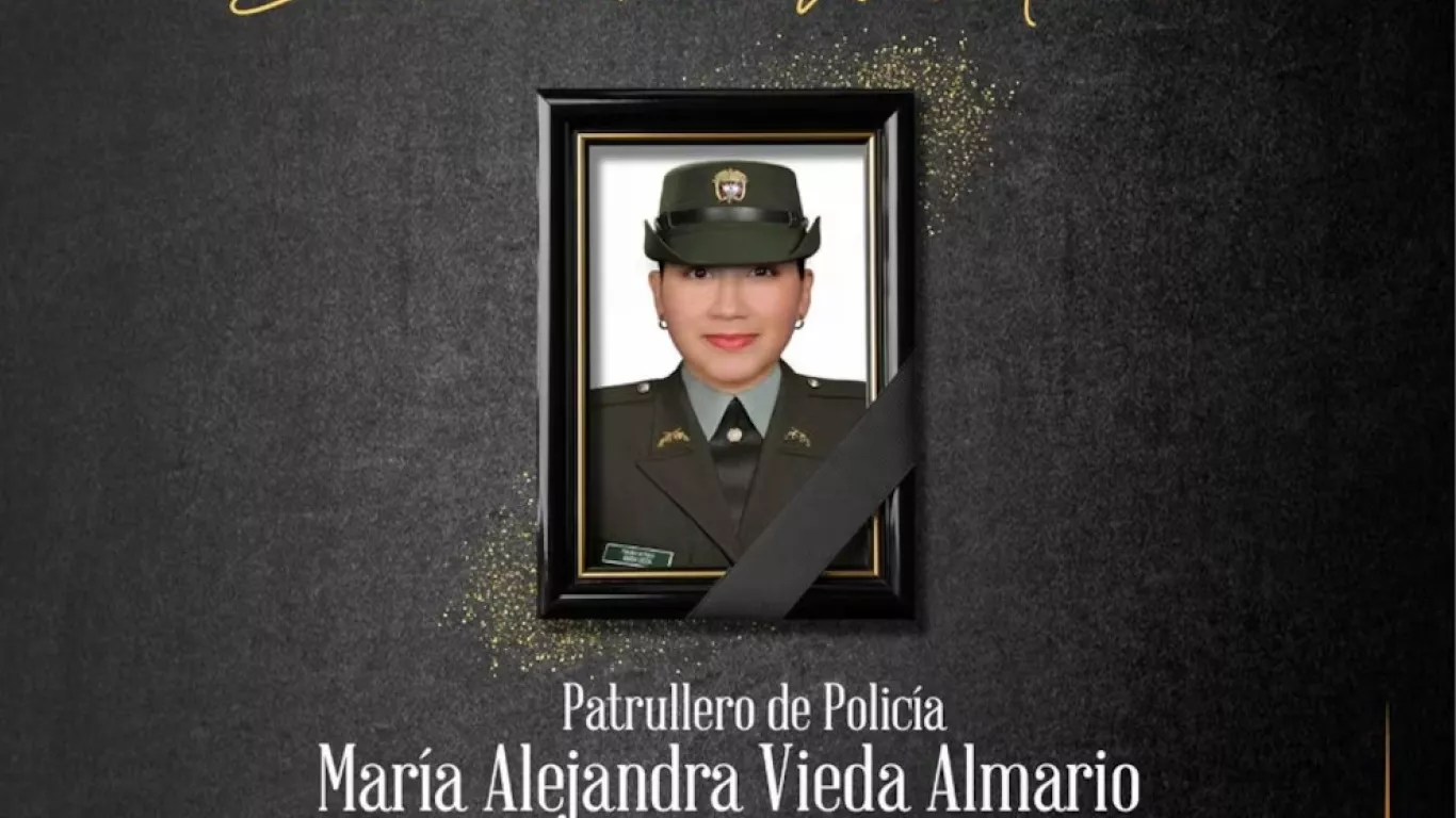 patrullera María Alejandra Vieda Almario