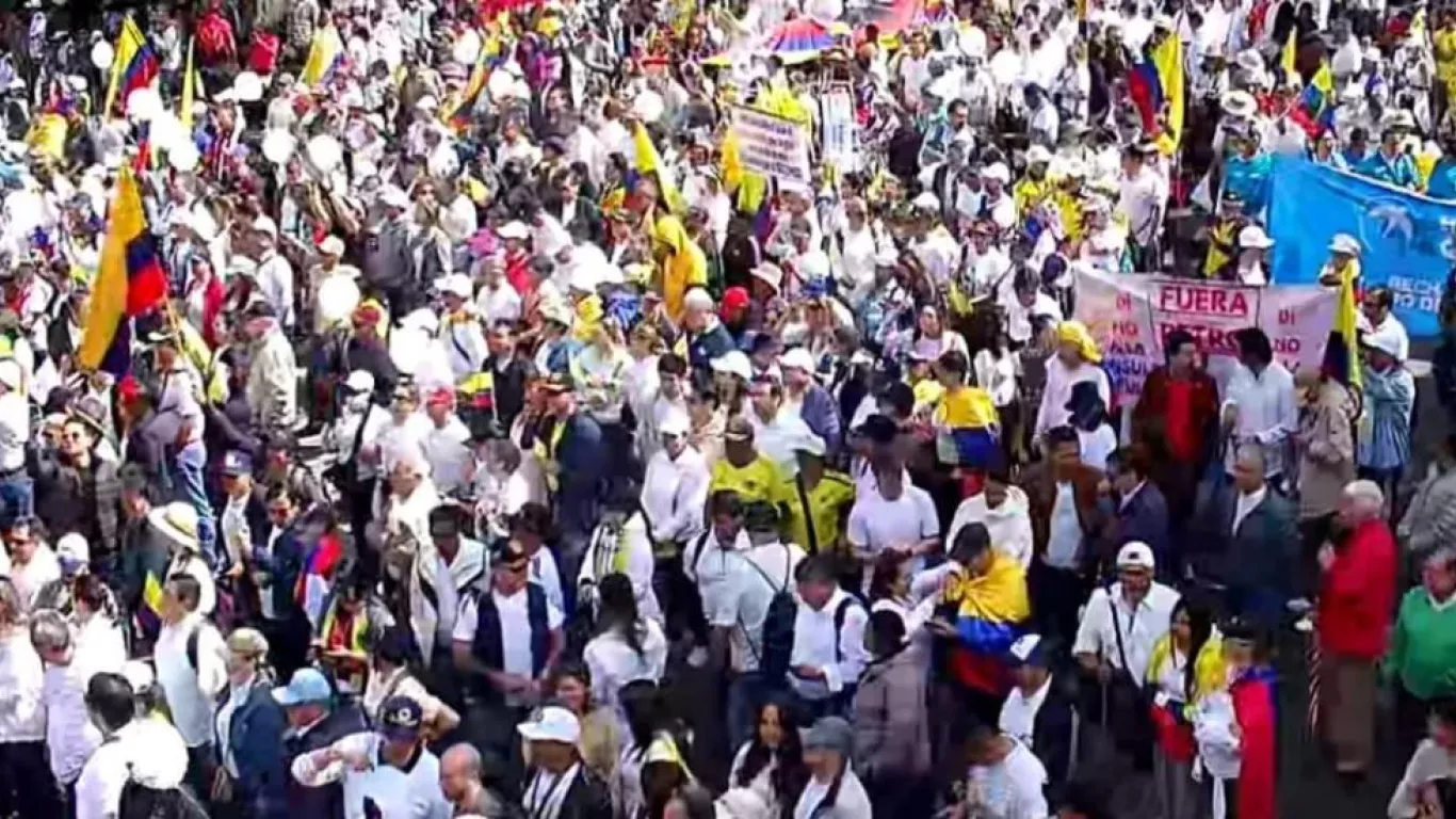 refuerzan seguridad marcha del silencio