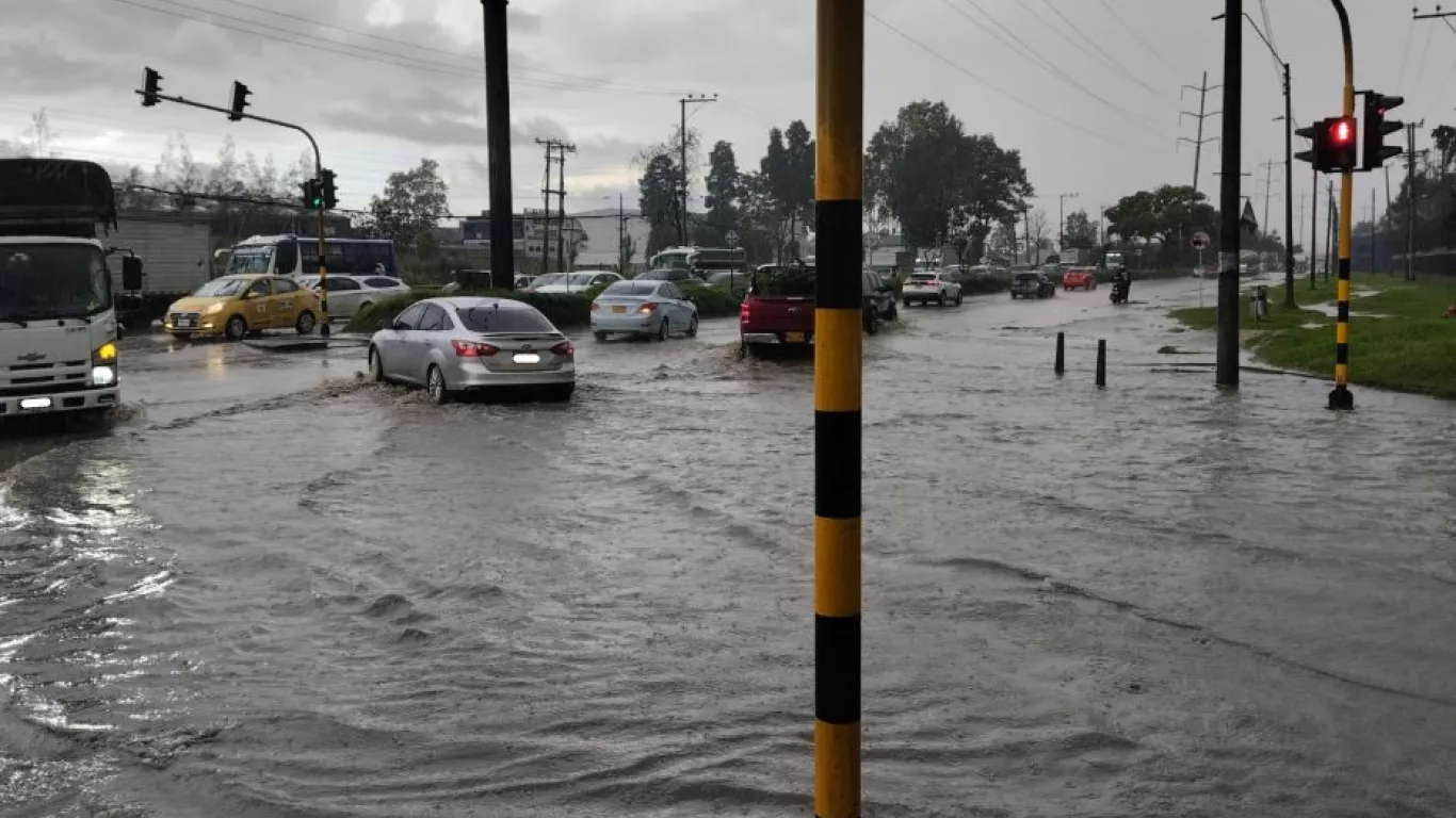 inundaciones bogota transito