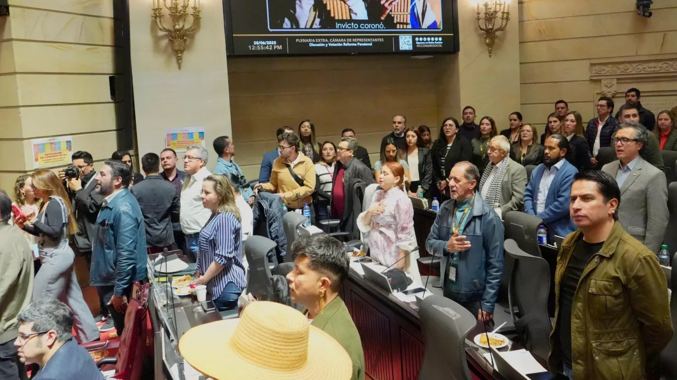 camara aprueba texto reforma pensional