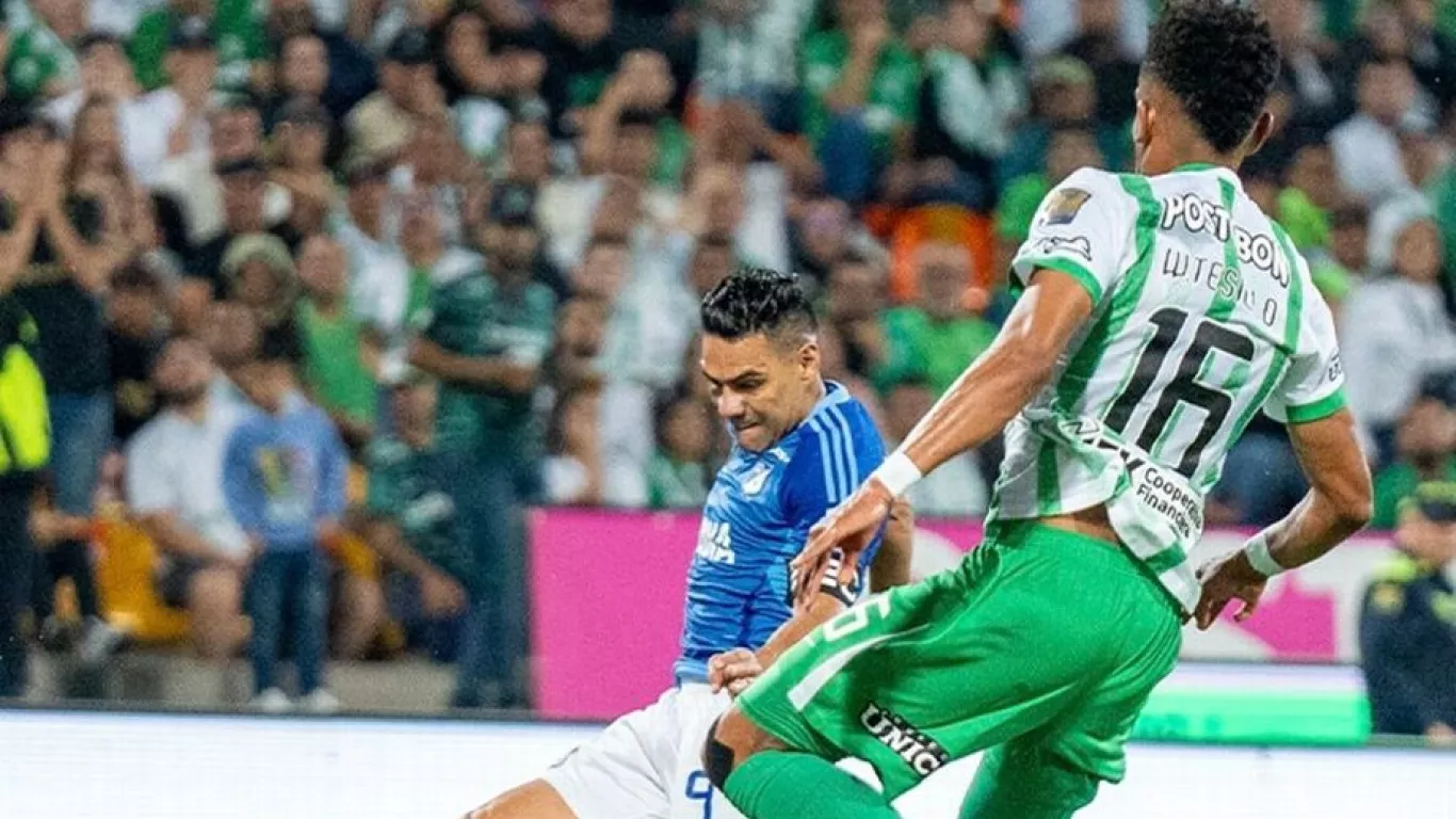 Radamel Falcao en partido con Millos