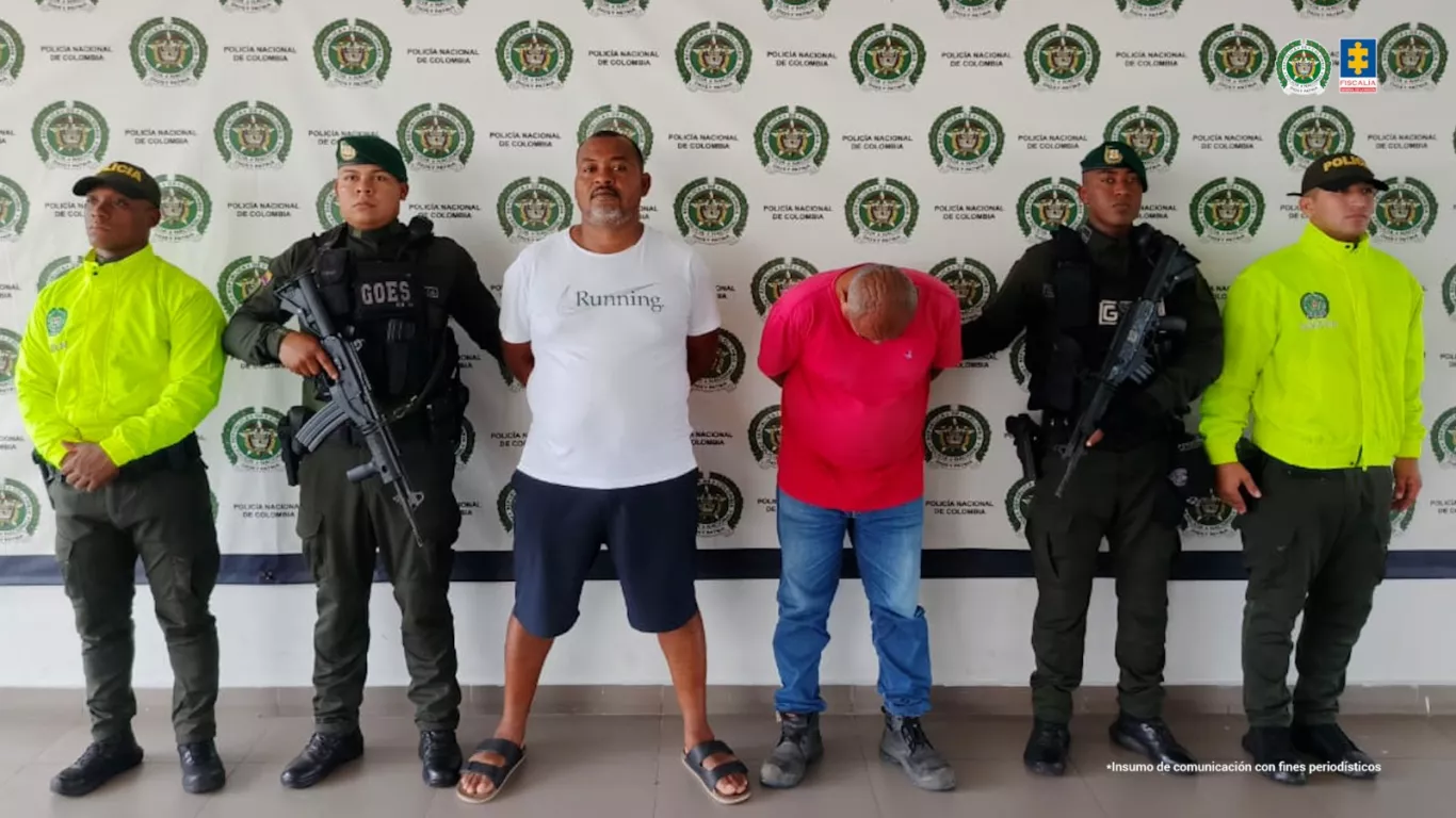 dos narcotraficantes que enviaban cocaína de San Andrés