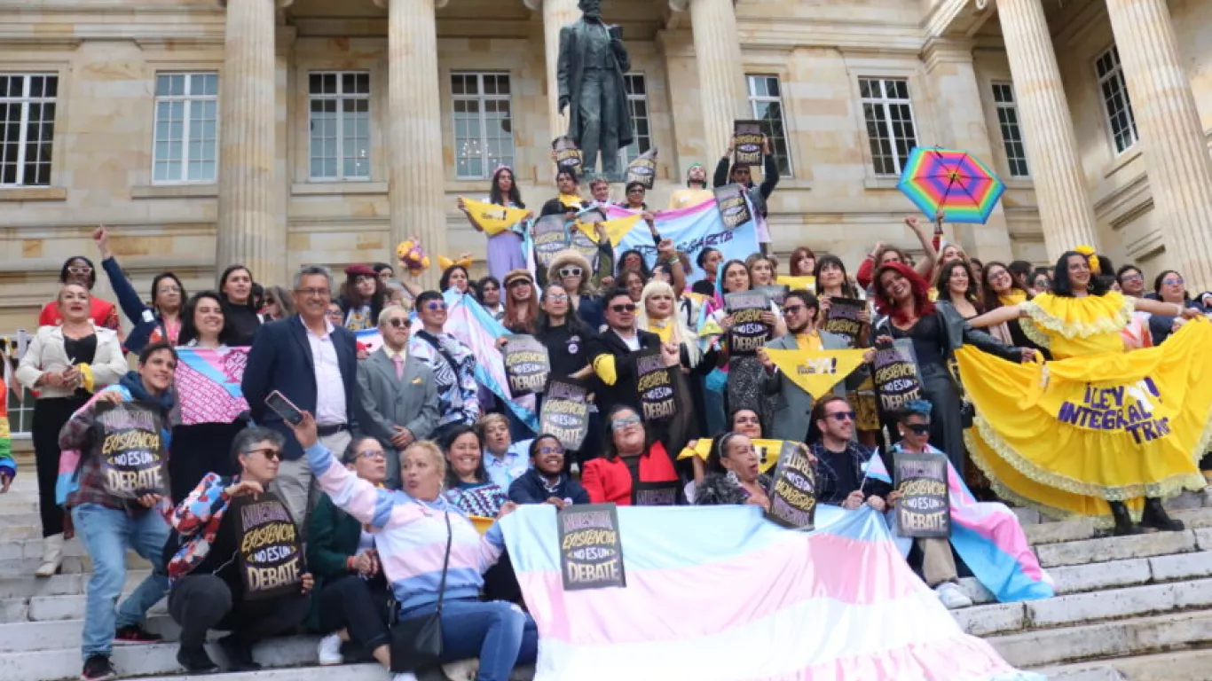 colectivo LGBTIQ+ pro ley trans