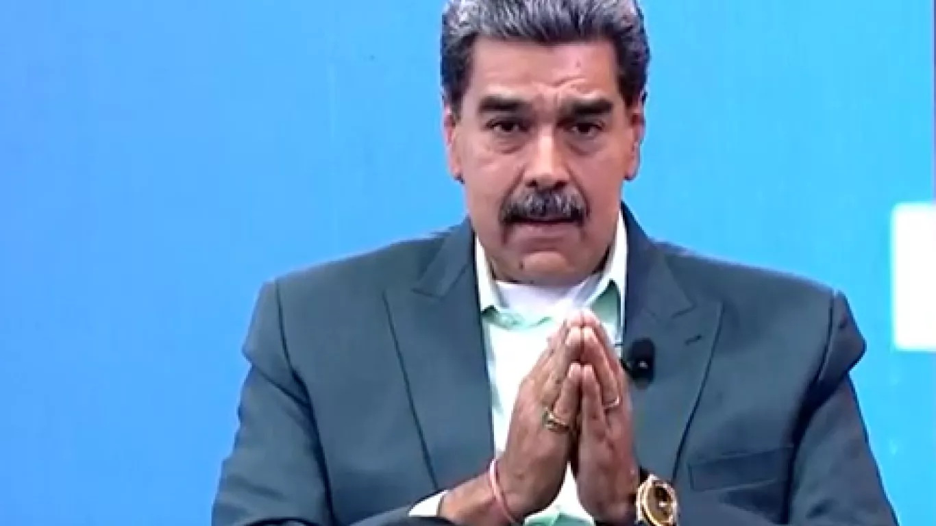 Nicolás Maduro en su programa de televisión